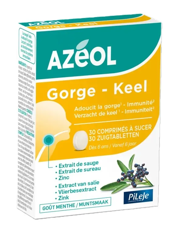 PiLeJe Azeol Keel Zuigtabletten 30ZTB