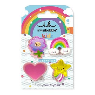 Invisibobble Kids Clipstar Happy World 4ST Invisibobble Kids Clipstar Happy World 4ST
