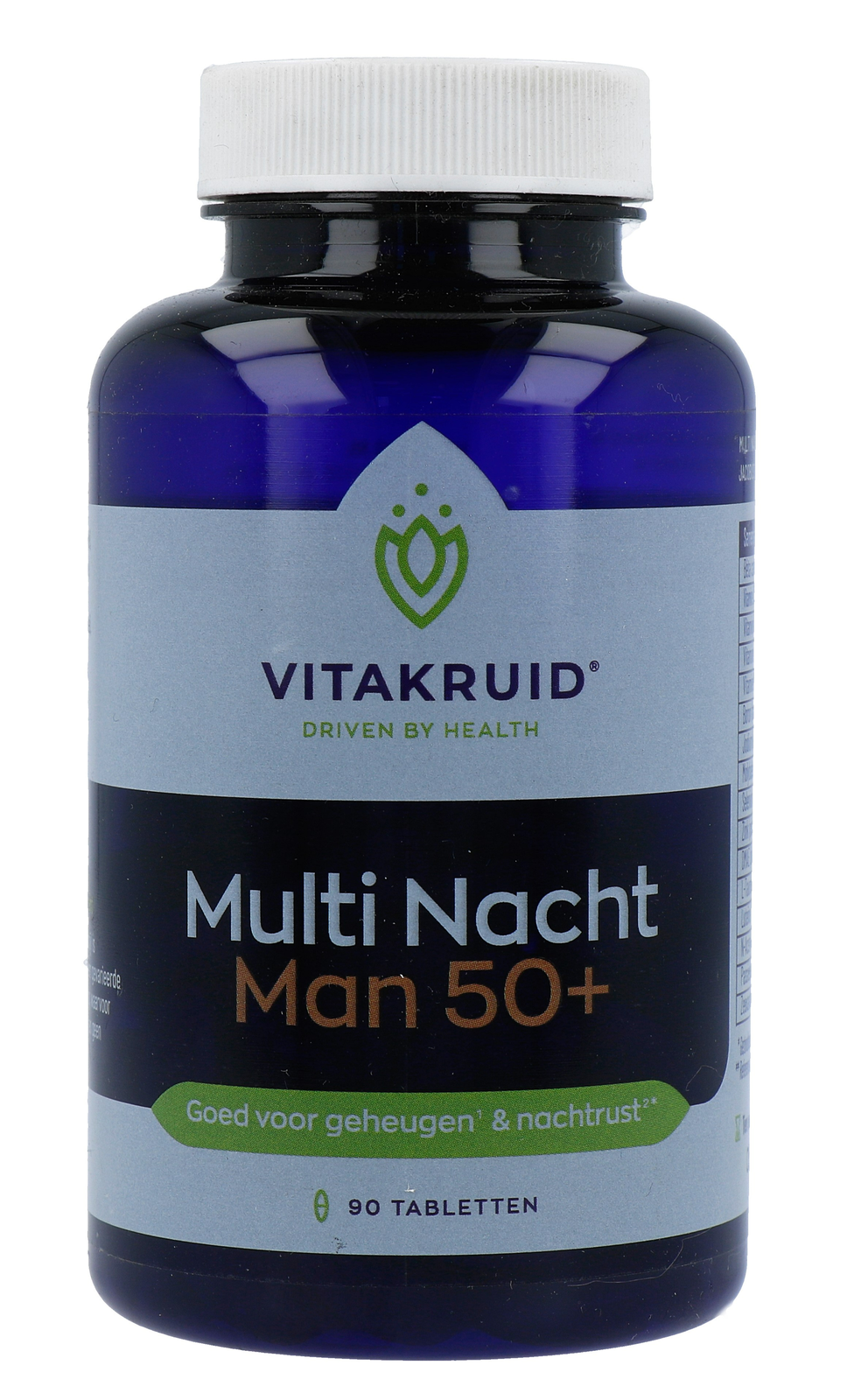 Vitakruid Multi Nacht Man 50+ 100% Vegan 90TB