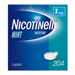 Nicotinell Zuigtabletten Mint 1 mg - voor stoppen met roken 204ST