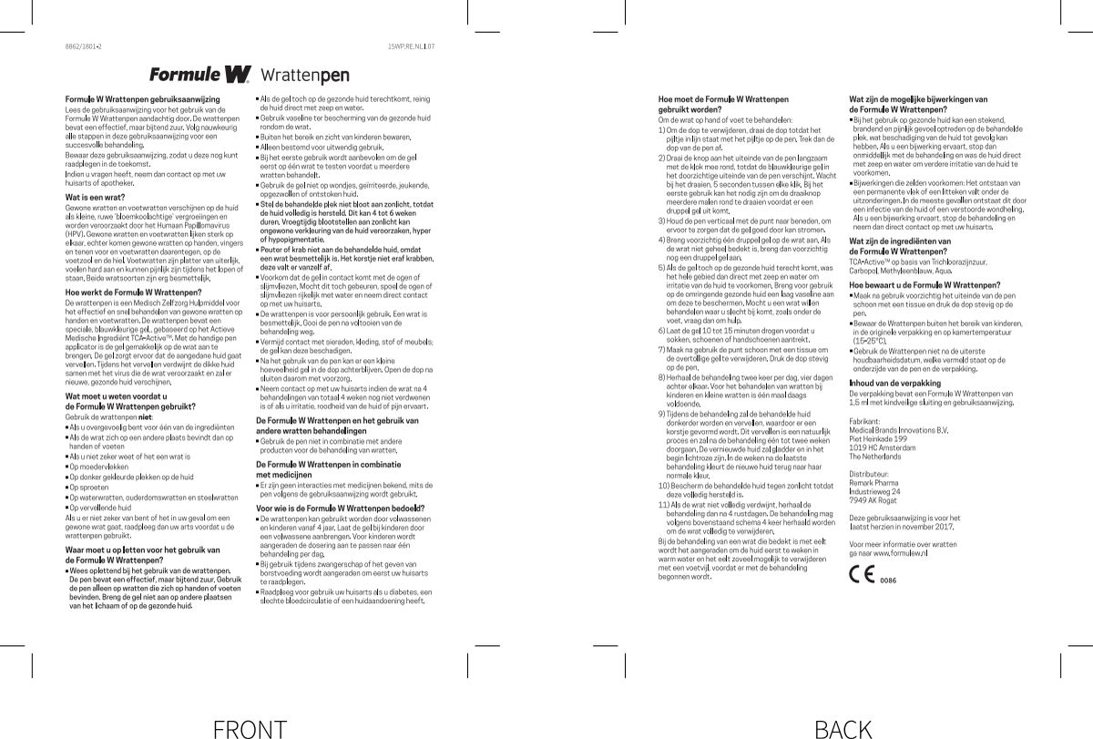 Wrattenpen afbeelding van document #1, instructions