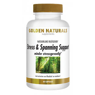 Golden Naturals Stress & Spanning Support Capsules 60VCP