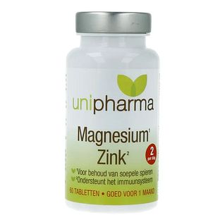 Unipharma Magnesium & Zink Tabletten 60TB