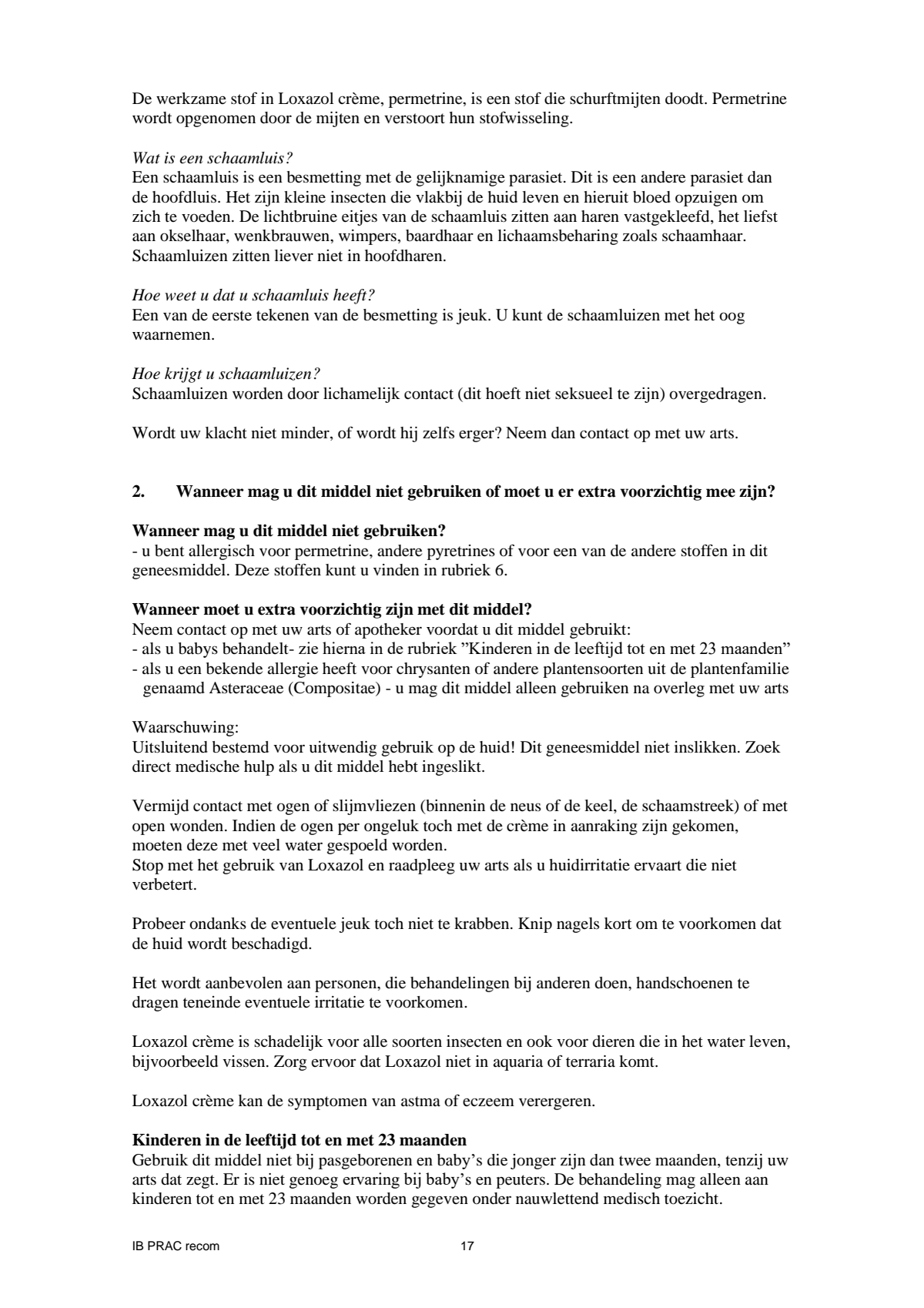 50mg Crème afbeelding van document #2, leaflet