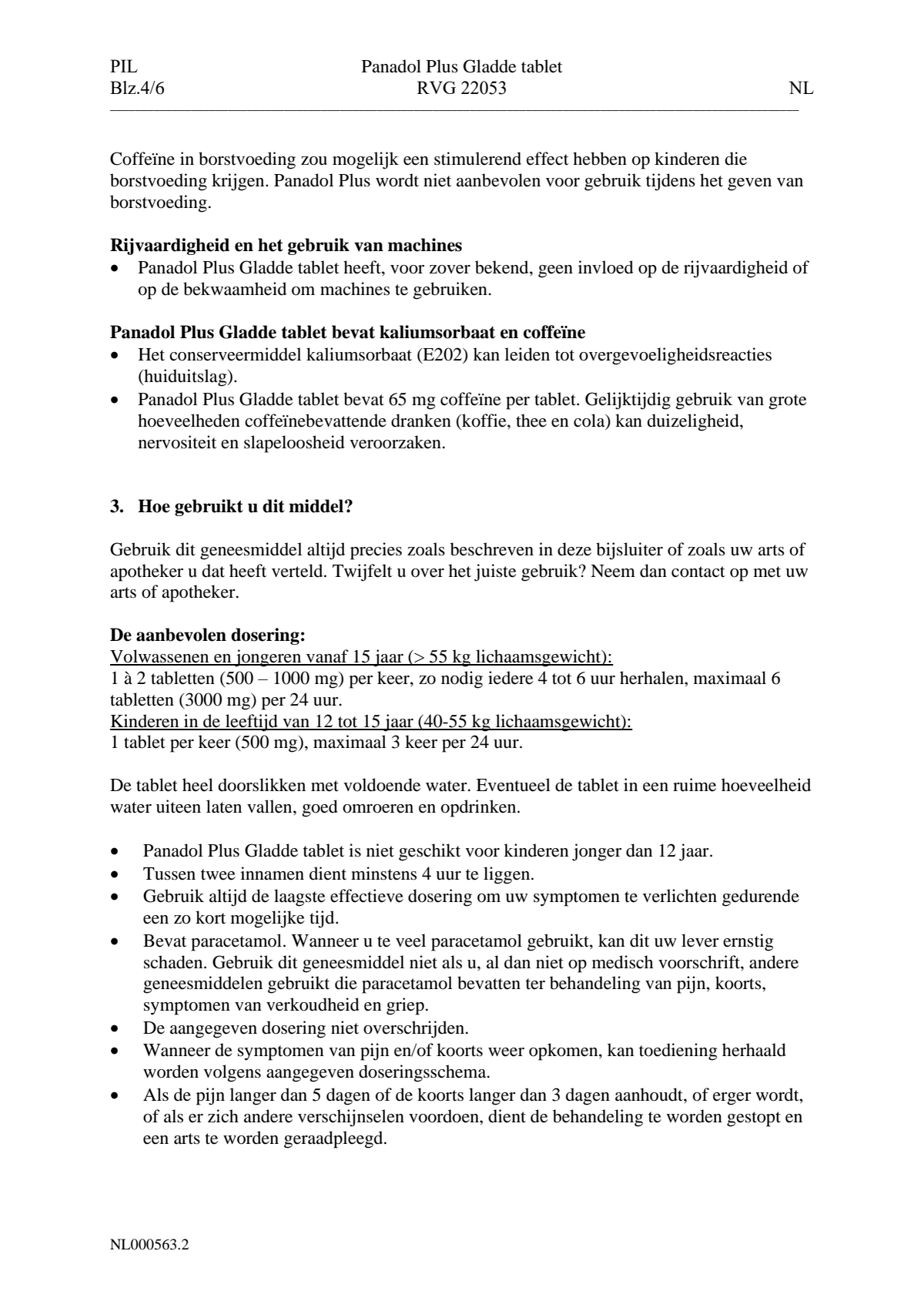 Plus Tabletten Glad afbeelding van document #4, leaflet