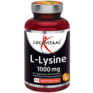 Lucovitaal L-Lysine 1000mg Kauwtabletten 90KTB