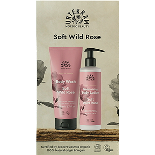 Urtekram Dare To Dream Body Wash & Body Lotion Soft Wild Rose Giftset 1ST