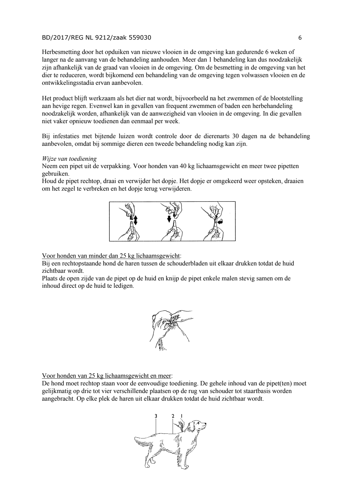 Hond 100 afbeelding van document #6, instructions