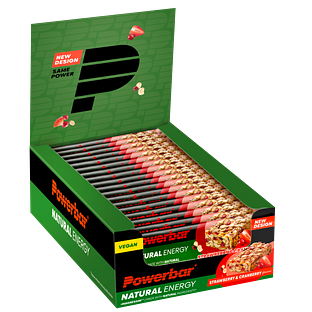 Powerbar Natural Energy Cereal Bar Strawberry en Cranberry Voordeelverpakking 24x40GR