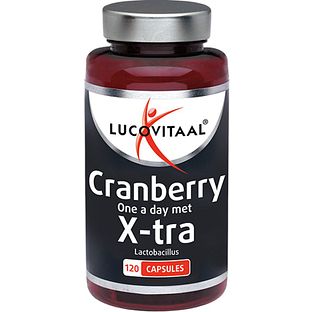 Lucovitaal Cranberry met X-tra Lactobacillus Capsules 120CP