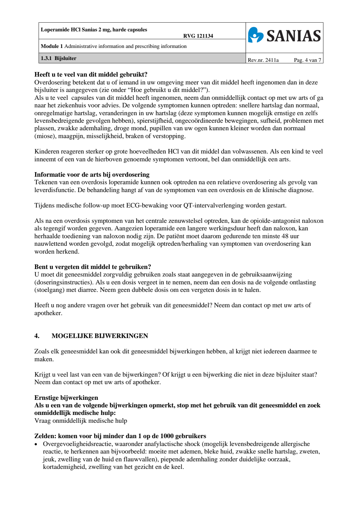 HCI Loperamide 2mg harde Capsules afbeelding van document #4, leaflet