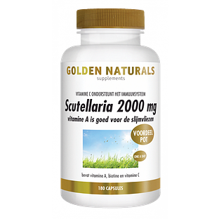 Golden Naturals Scutellaria 2000 mg Capsules 180VCP