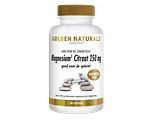 Golden Naturals Magnesium Citraat 250mg Capsules 180VCP Golden Naturals Magnesium Citraat 250mg Capsules 180VCP