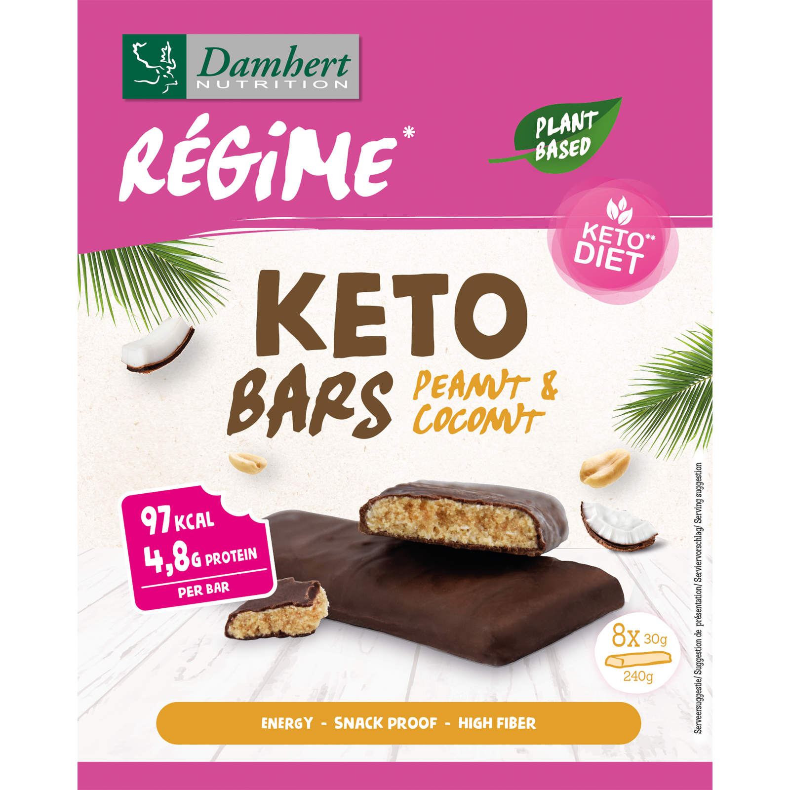 Damhert Regime Keto Bar - Peanut/Coco 240GR