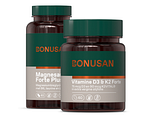Bonusan Magnesan Forte Plus + Vitamine D3 & K2 Forte - Combiset 2 Stuks Bonusan Magnesan Forte Plus + Vitamine D3 & K2 Forte - Combiset 2 Stuks
