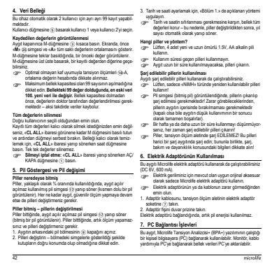 Microlife BP Bloeddrukmeter B3 Comfort PC afbeelding van document #44, instructions