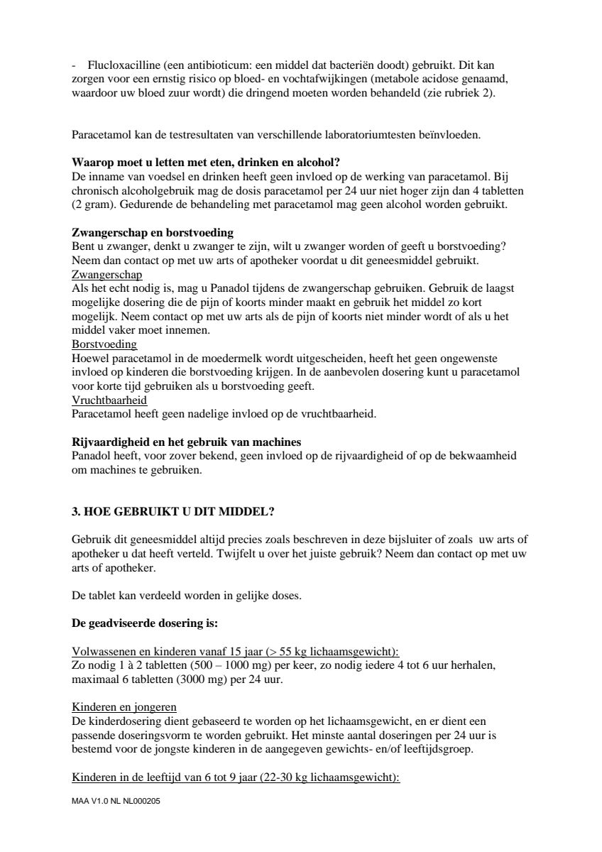 500 mg Filmomhulde Tabletten afbeelding van document #3, leaflet