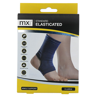 MX Health Standard Elasticated Ankle Support XL 1ST