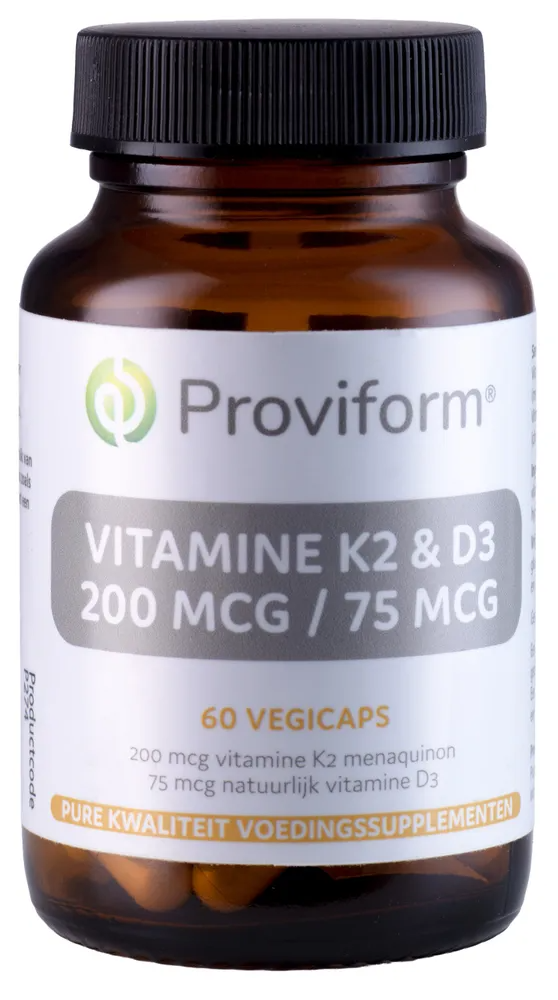 Proviform K2 200mcg & D3 75mcg Capsules 60VCP