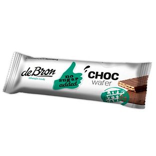 de Bron Choc Wafer Suikervrij 40GR de Bron Choc Wafer Suikervrij 40GR