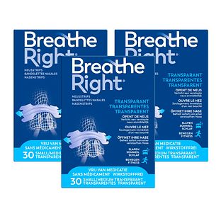 Breathe Right Neusstrips Sensitive - Small/Medium 3x30ST