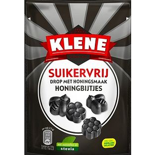 Klene Honingbijtjes Suikervrij 100GR Klene Honingbijtjes Suikervrij 100GR