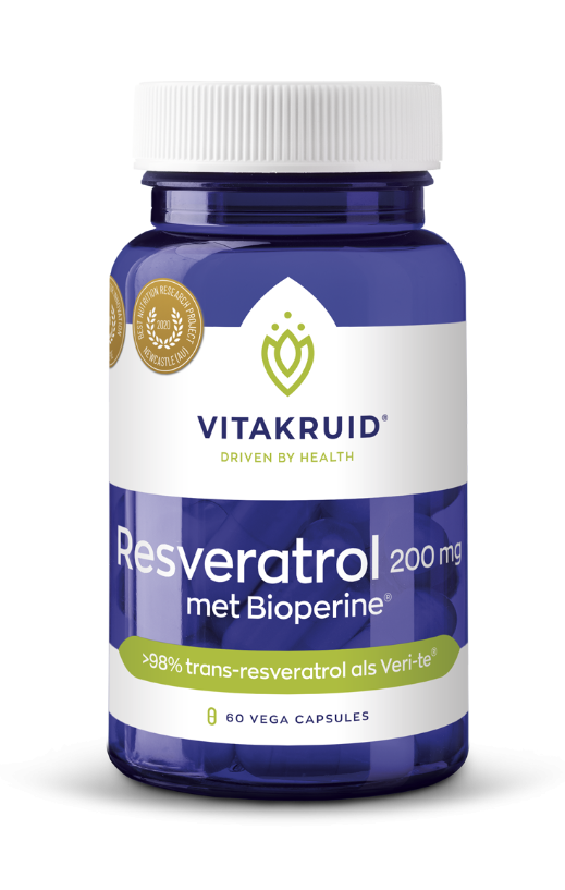 Vitakruid Resveratrol (Veri-te®) 200 mg met Bioperine® Capsules 60VCP