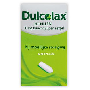 Dulcolax Bisacodyl 10mg Zetpillen 6ST Dulcolax Bisacodyl 10mg Zetpillen 6ST