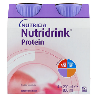 Nutridrink Protein Aardbeiensmaak 800ML