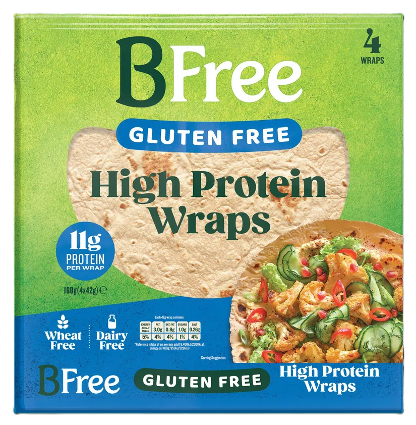 BFree Gluten Free High Protein Wraps afbeelding