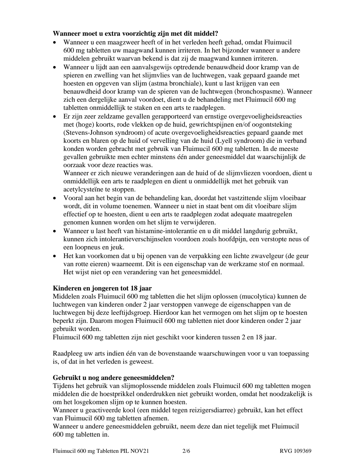 600mg Tabletten afbeelding van document #2, leaflet