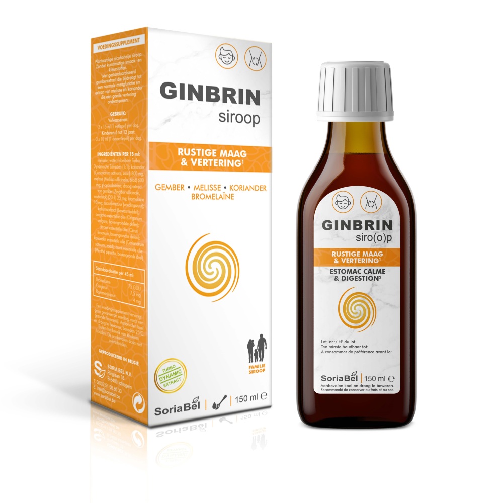 Soria Natural Ginbrin Siroop afbeelding 1