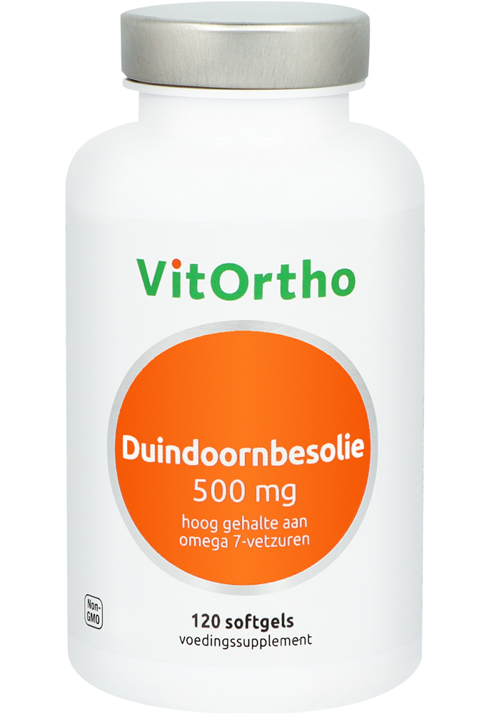 VitOrtho Duindoornbesolie 500mg Softgels afbeelding 1