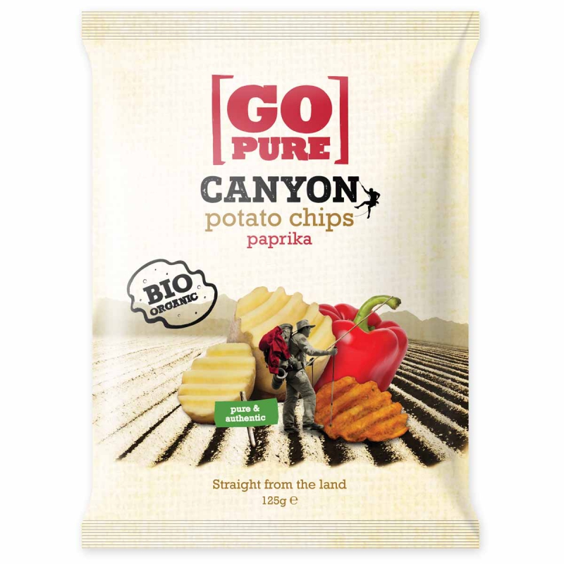 Go Pure Canyon Chips Paprika afbeelding