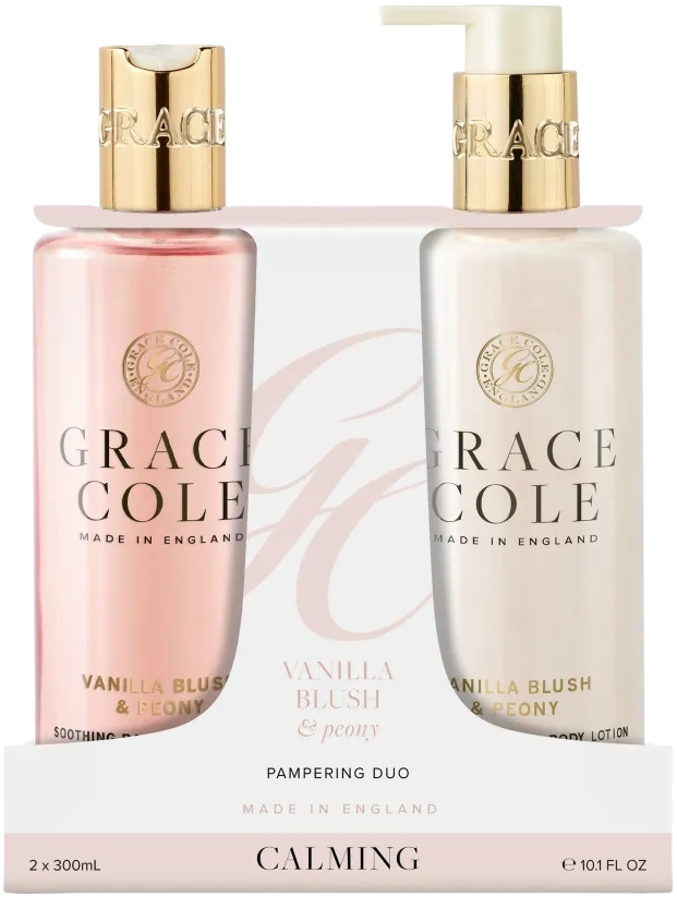 Grace Cole Vanilla Blush & Peony Pampering Body Care Duo
