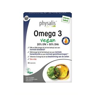 Physalis Omega 3 Vegan Capsules 30CP Physalis Omega 3 Vegan Capsules 30CP