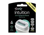 Wilkinson Intuition 2in1 Soap & Shave Sensitive Navulmesjes 4ST