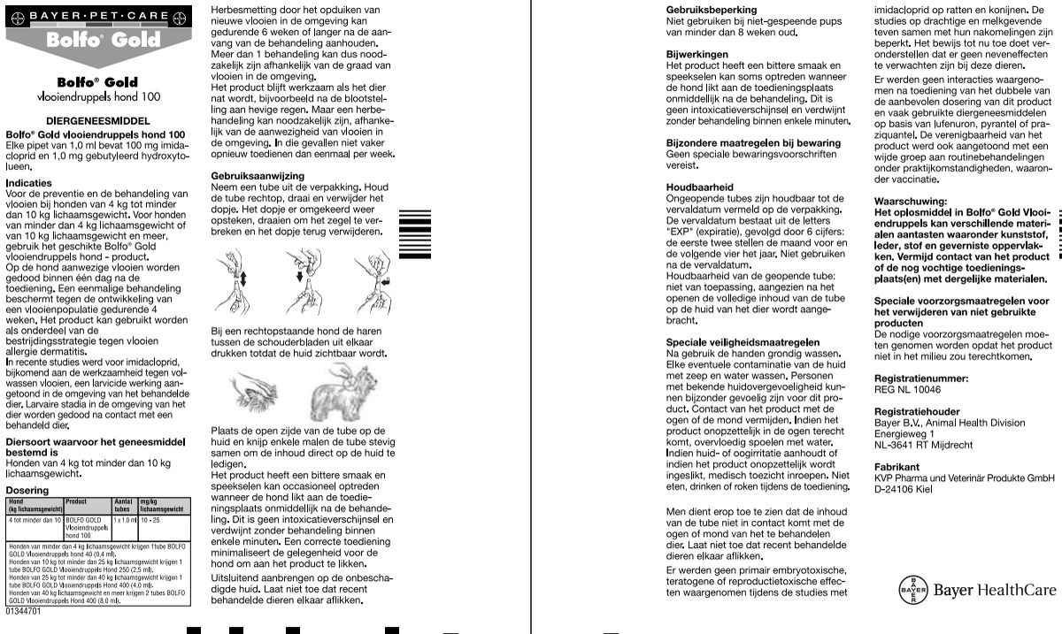 Gold Druppels Hond afbeelding van document #1, instructions