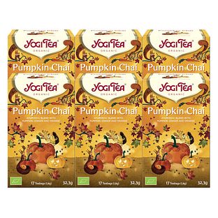 Yogi Tea Pumpkin Chai Voordeelverpakking 6x17ST