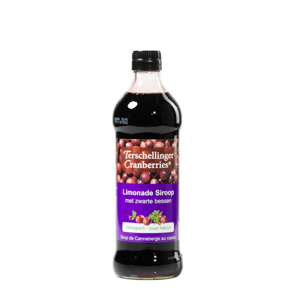 Terschellinger Cranberries Zwarte Bes Limonadesiroop afbeelding