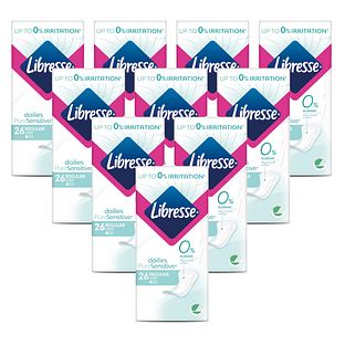 Libresse Dailies Pure Sensitive Inlegkruisjes Multiverpakking 10x26ST