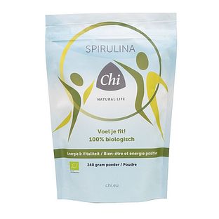 Chi Natural Life Spirulina Poeder Biologisch 240GR