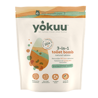 Yokuu 3-in-1 Toilet Bom Eucalyptus & Munt 30ST