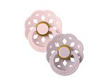 BIBS Fopspeen 0-6 Maanden Blossom/Dusky Lilac 2ST