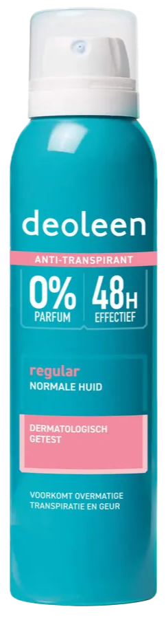 Deoleen Anti-transpirant Deodorant Spray Regular afbeelding