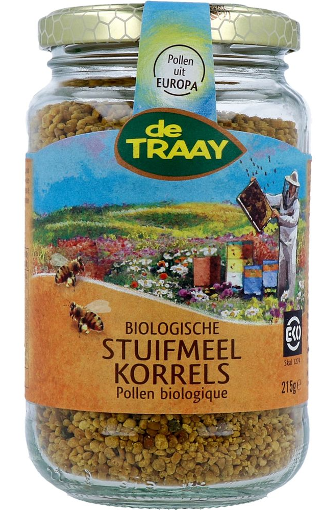 De Traay Biologische Stuifmeel Korrels 215GR