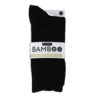 Naproz Bamboo Airco Sokken Zwart 3-Pack 39-42 3PR