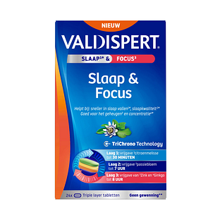 Valdispert Slaap & Focus Tabletten 24TB