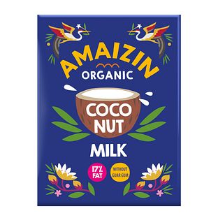 Amaizin Organic Coconut Milk Without Guar Gum 200ML Amaizin Organic Coconut Milk Without Guar Gum 200ML