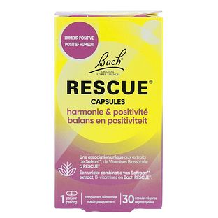 Bach Rescue Balans en Posiviteit Capsules 30CP